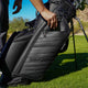 Black golf bag with 'RevLope' branding on a golf course