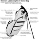 RevCore Lightweight LT Stand Bag with features highlighted on a white background
