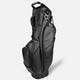 Black golf bag on a white background